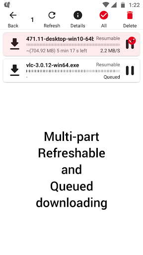GinxDroid Browser & Downloader Screen 2