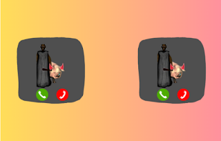 Scary Evil Pig Grany Fake Call - Screenshot 1