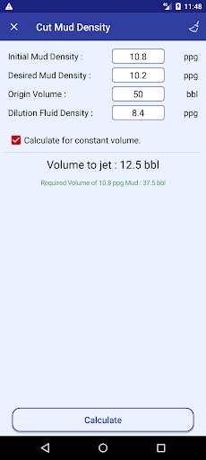 Screenshot of Drilling Fluids Pro