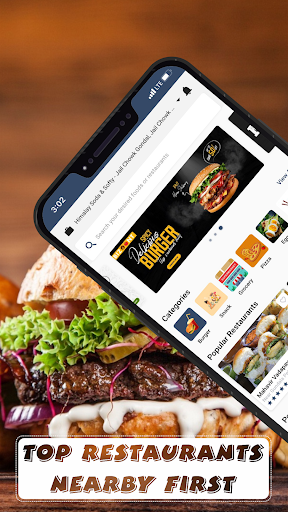 Android application Bizoont - Online Food Delivery screenshort