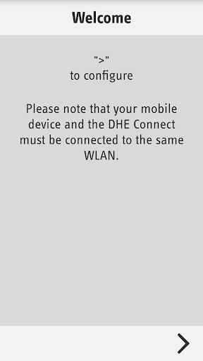 Android application DHE Connect App screenshort