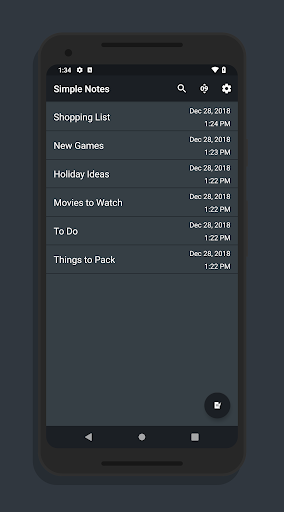 Simple Material Notes Screen 3