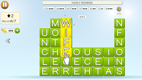 Slovní hra - Word Blocks poster 28