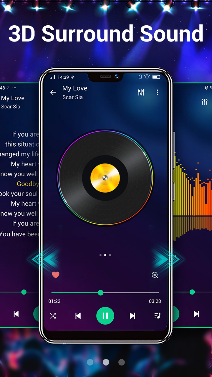 Android application Music Player - MP3 Player & EQ screenshort