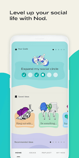 Android application Nod App screenshort