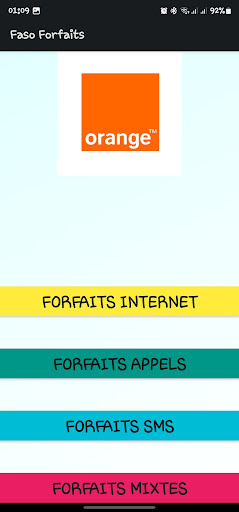 Faso Forfaits Screen 3