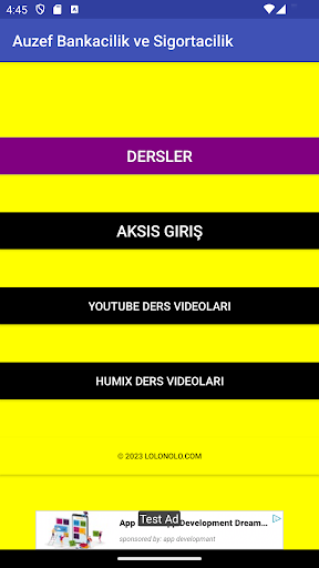 Android application Bankacılık Ve Sigortacılık screenshort