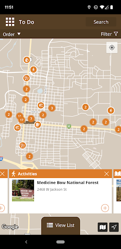 Screenshot of Visit Laramie Wyoming