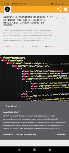 Aprende código con Alfalier Screen 2