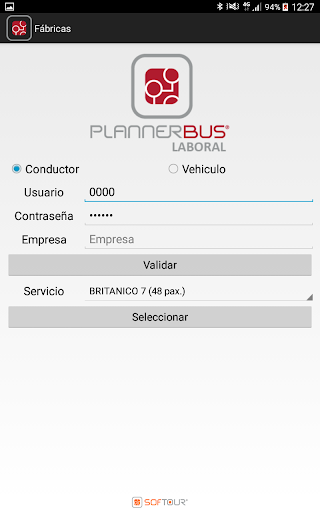 Laboral PlannerBus Screen 3