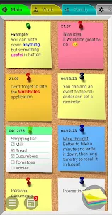 MultiNotes - Reminder Notes