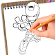 Superhero AR Drawing: Sketch