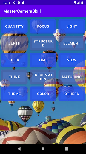 Photography skill Screen 3