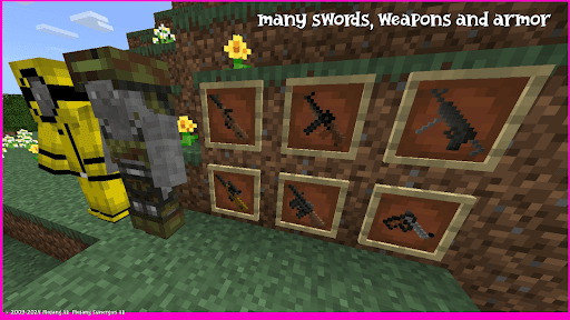 Android application weapons for minecraft pe screenshort