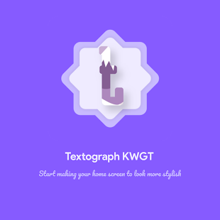 Textograph KWGT Screenshot