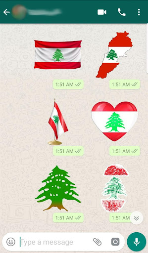 Lebanese & Pround (Stickers) - Screen 2