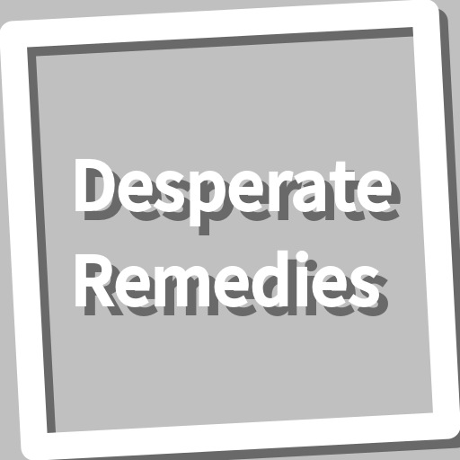 Book, Desperate Remedies logo
