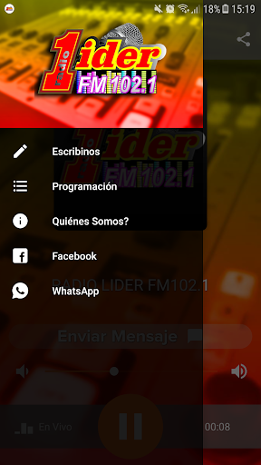 Radio Lider 102.1 Screen 2