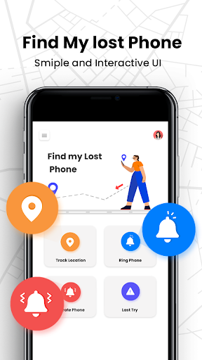 Android application Find Lost Phone: Phone Tracker screenshort