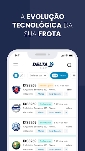 Android application Delta Fleet screenshort