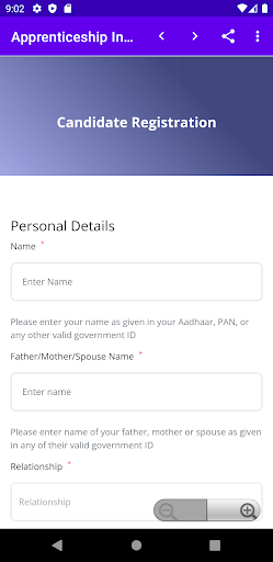 App preview