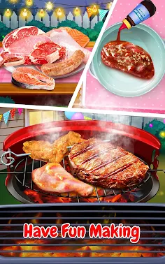 Crazy BBQ Backyard Party - Screenshot 1