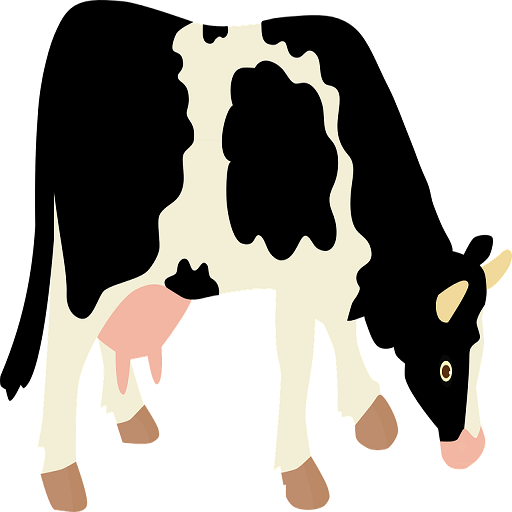 Thước đo khối lượng bò sữa logo