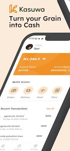 Android application Kasuwa screenshort