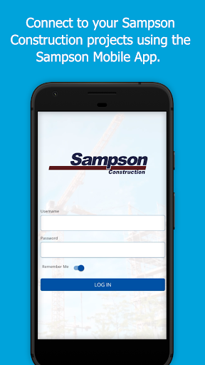 Android application Sampson Construction screenshort