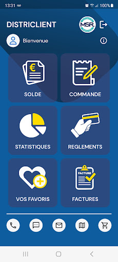 Android application MSR Client screenshort