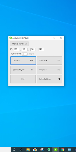Virtual on-screen mouse