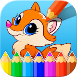 Zoo Animal Kids Coloring Games icon