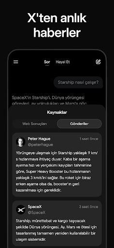 Grok - Yapay Zeka Asistanı ekran görüntüsü