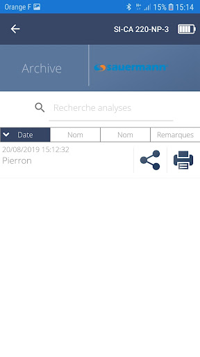 Android application Si-CA MobileApp screenshort