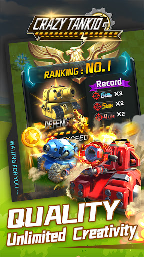 Android application Crazy Tankio screenshort