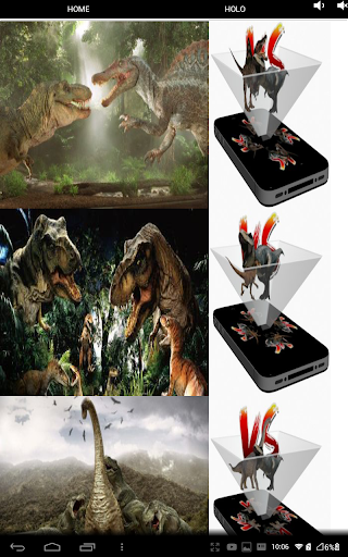 DHP4 DINOSAURS HOLOGRAM HOLO Screen 2