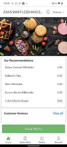 ZAKS WAFFLESSHAKESBURGERS Screen 2