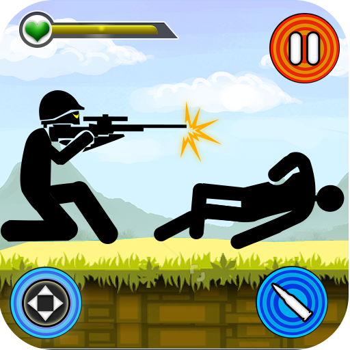 Stick Man: Shooting Game  Icon