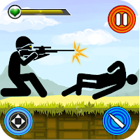 Гора снайпер пистолет стрелок - Stickman Игры
