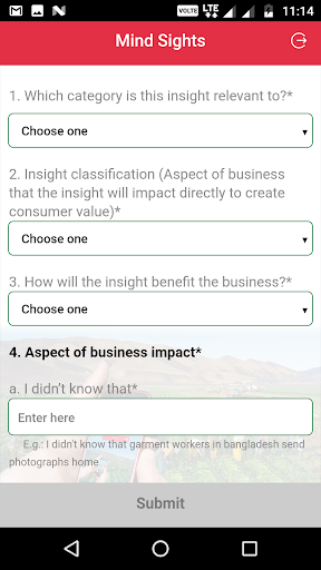 MindSights Beta Screen 2