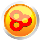 Yellow Circle Go Launcher Ex icon