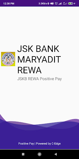Android application JSKB REWA Positive Pay screenshort