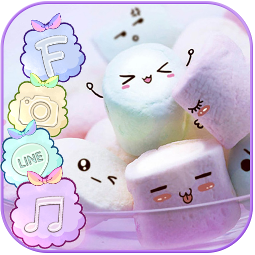 Marshmallow Candy Theme Icon Pack