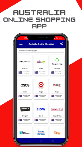 Android application Australia Online Shopping App screenshort
