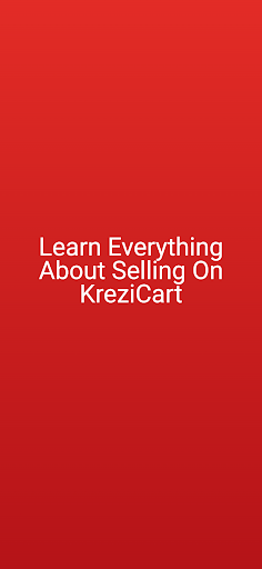 KreziCart - Seller University Screen 3