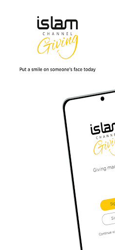 Android application Islam Channel Giving screenshort
