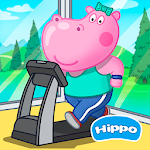 Cover Image of Télécharger Jeux de fitness : entraîneur d'hippopotame  APK