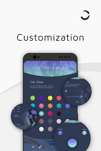 CurvingUI for Kustom KLWP Screen 2