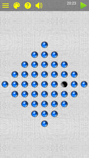 Screenshot of Marble Solitaire Puzzle