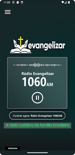 Android application Rádio Evangelizar AM screenshort